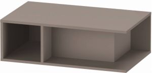 Duravit D Neo wastafelonderbouwkast met open vak links 80 x 26 x 48 cm basalt mat