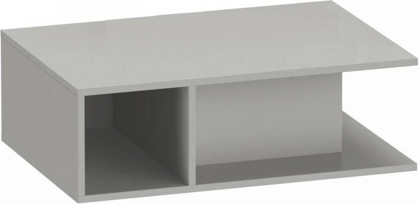 DURAVIT D-Neo wastafelonderbouw hangend 80x55x26cm kraangat rechts Concrete Grey Matt decor