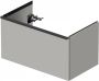 DURAVIT D-Neo wastafelonderbouw hangend 81x46 2x44cm 1 lade Concrete Grey Matt decor - Thumbnail 1