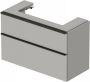 DURAVIT D-Neo wastafelonderbouw hangend 98 4x44 2x62 5cm 2 lades Concrete Grey Matt decor - Thumbnail 1
