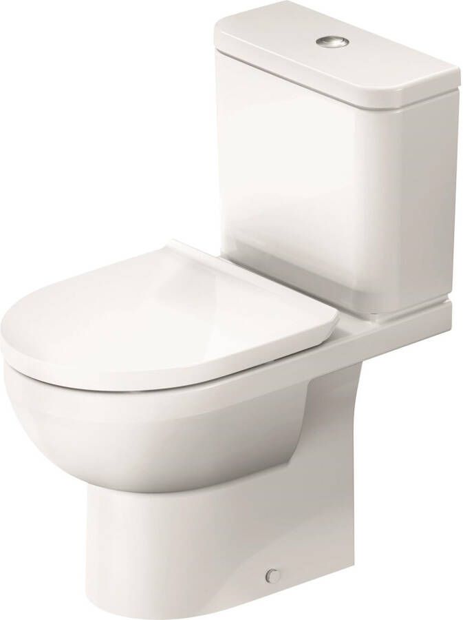 Duravit No.1 staand toilet voor toiletcombinatie diepspoel en rimless 42 x 36 5 x 65 5 cm hoogglans wit