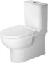 Duravit No.1 staand toilet voor toiletcombinatie diepspoel en rimless 42 x 36 5 x 65 cm hoogglans wit - Thumbnail 1