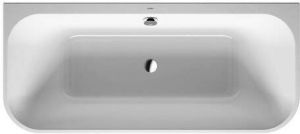 Duravit HappyD.2 bad acryl back to wall 180x80x46cm met paneel wit 700318000000000