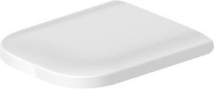Duravit Happy D.2 WC-zitting 43x35.9x4.3cm met softclose met quickrelease Kunststof wit Glanzend 0064590000