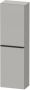 DURAVIT D-Neo halfhoge kast 40x24x132cm deuraaanslag links Concrete Grey Matt decor - Thumbnail 1