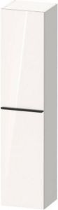 Duravit D-Neo hoge kast 40x36x176cm Linksdraaiend wit Hoogglans de1328l2222