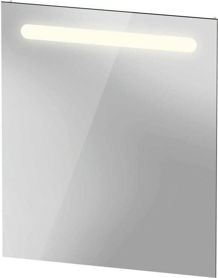 Duravit Spiegel No.1 Met Horizontale LED Verlichting 60x3.5x70 cm Mat Wit