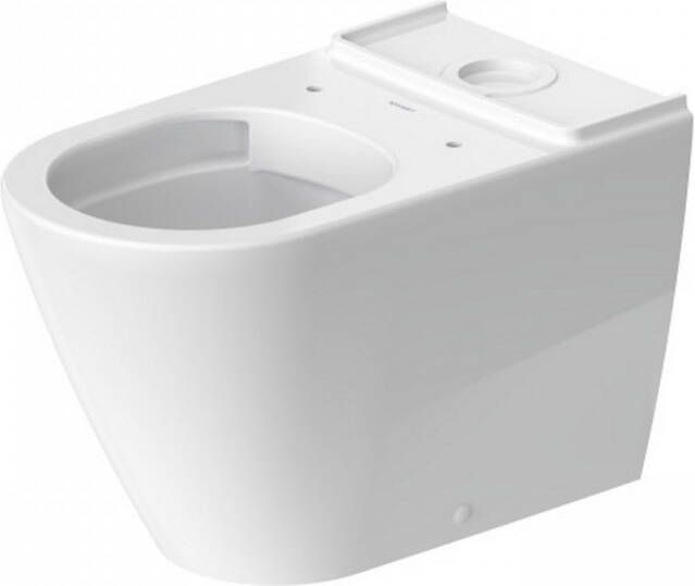 Duravit Toilet D-Neo HygieneGlaze Staand Voor Reservoir Rimless Diepspoel 65 cm Hoogglans Wit