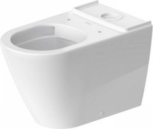 Duravit Toilet D-Neo Staand Voor Reservoir Rimless Diepspoel 65 cm Hoogglans Wit