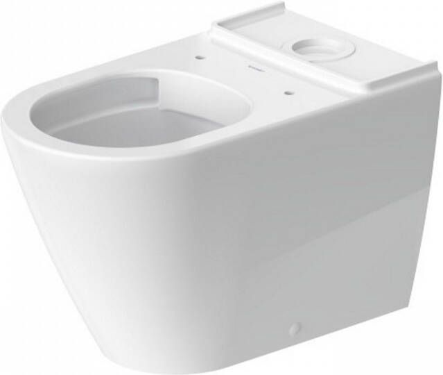 Duravit Toilet D-Neo WonderGliss Staand Voor Reservoir Rimless Diepspoel 65 cm Hoogglans Wit
