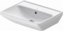 Duravit D-Neo wastafel met wondergliss 55x44x16.5cm 1 kraangat rechthoek Keramiek Wit 23665500001 - Thumbnail 1