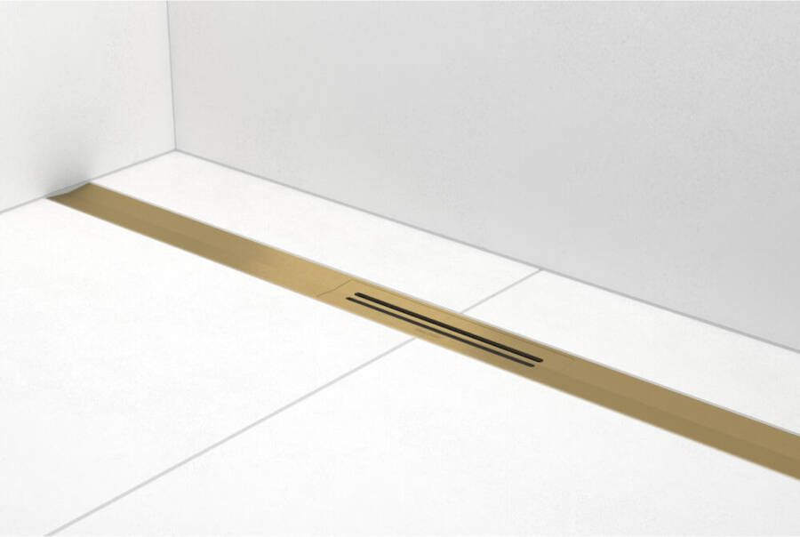 Easy Drain R-line Clean Color douchegoot 120cm brushed brass RLCED1200BBS