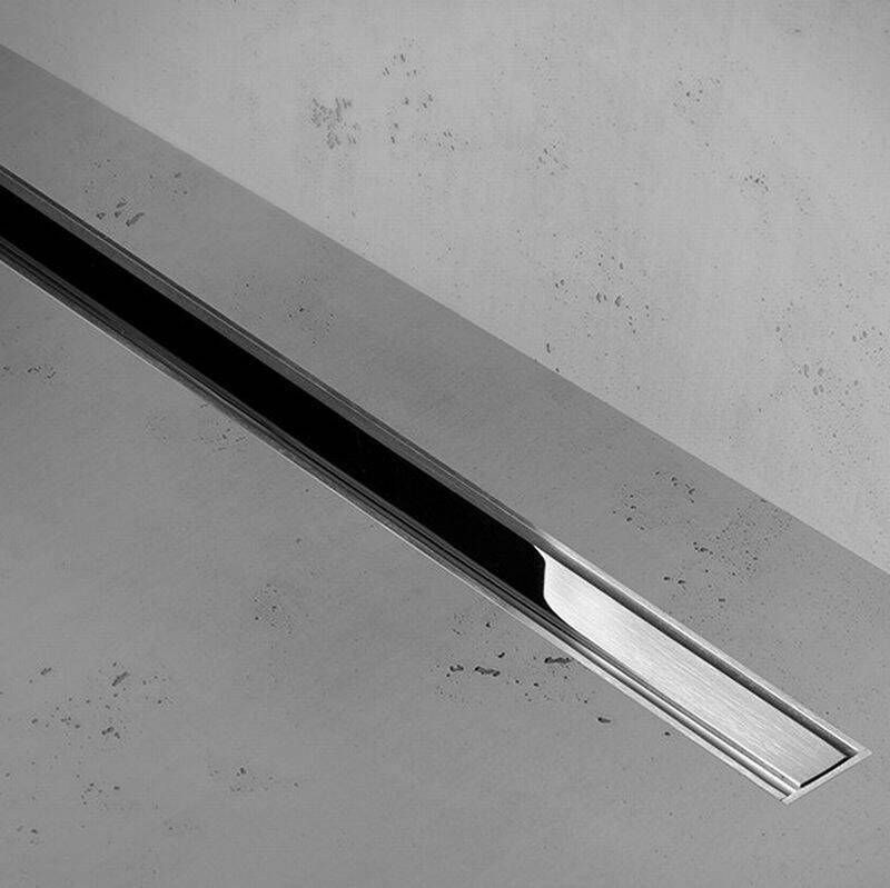 Easy Drain Easydrain Xs taf douchegoot 110cm met rooster z1 waterslot 50mm rvs geborsteld XSTAF1100Z1M - Foto 1