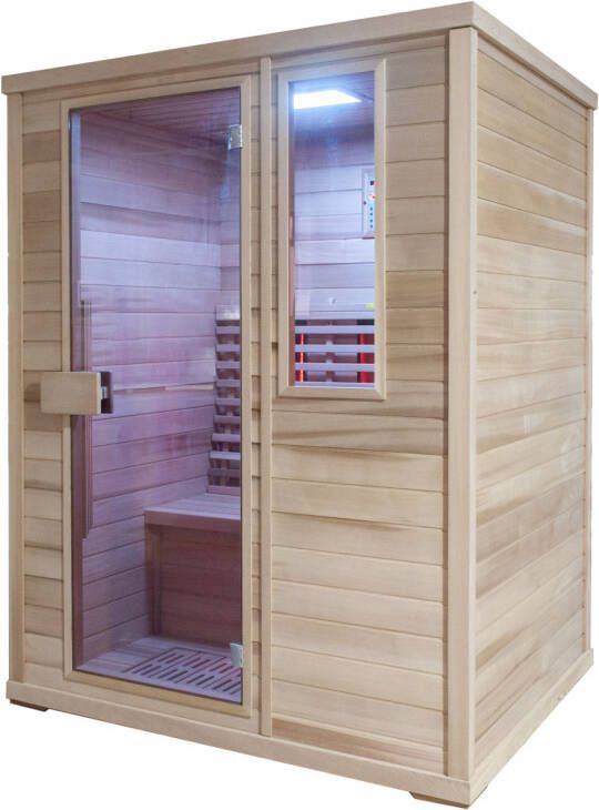 Elite Wellness Infraroodsauna Premiumline Norway 150x120x200 cm Red Cedar Hout
