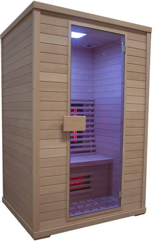 Elite Wellness Infraroodsauna Premiumline Litouwen 130x110x200 cm Red Cedar Hout
