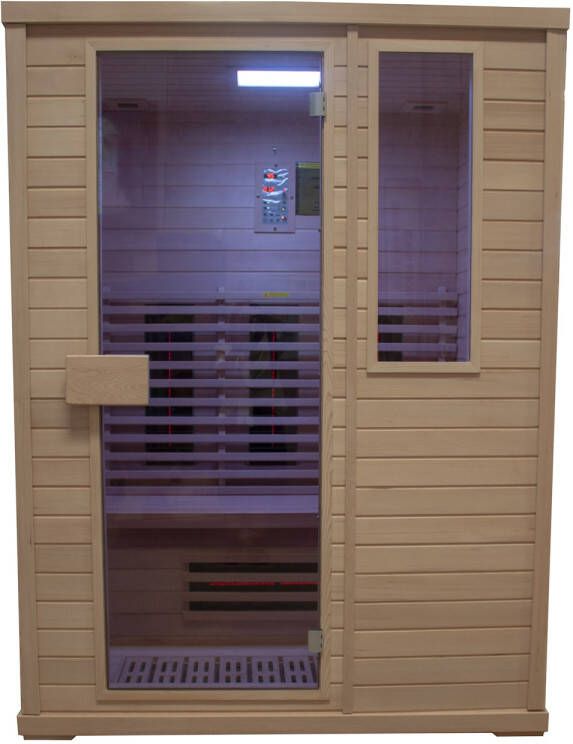 Elite Wellness Infraroodsauna Premiumline Norway 150x120x200 cm Hemlock Hout