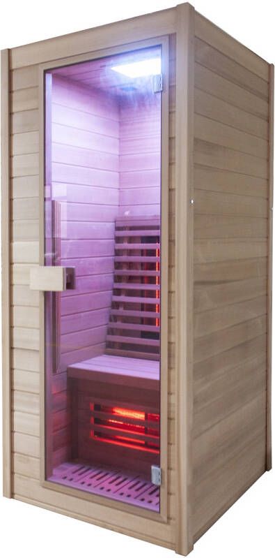 Elite Wellness Infraroodsauna Premiumline Sweden 90x90x198 cm Red Cedar Hout