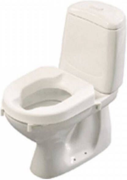 Etac Toiletverhoger Hi-Loo Afneembaar met Deksel 10 cm Wit (draagvermogen tot 150 kg)