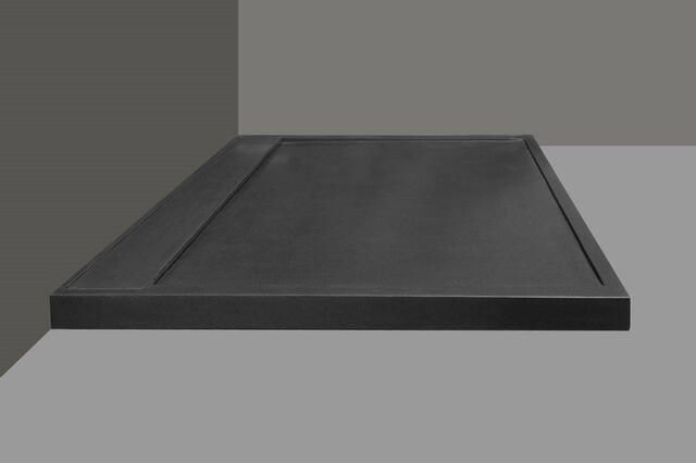 Forzalaqua Fresco douchebak 90x90x5cm Vierkant inclusief RVS afvoer Natuursteen Graniet gezoet 8010318