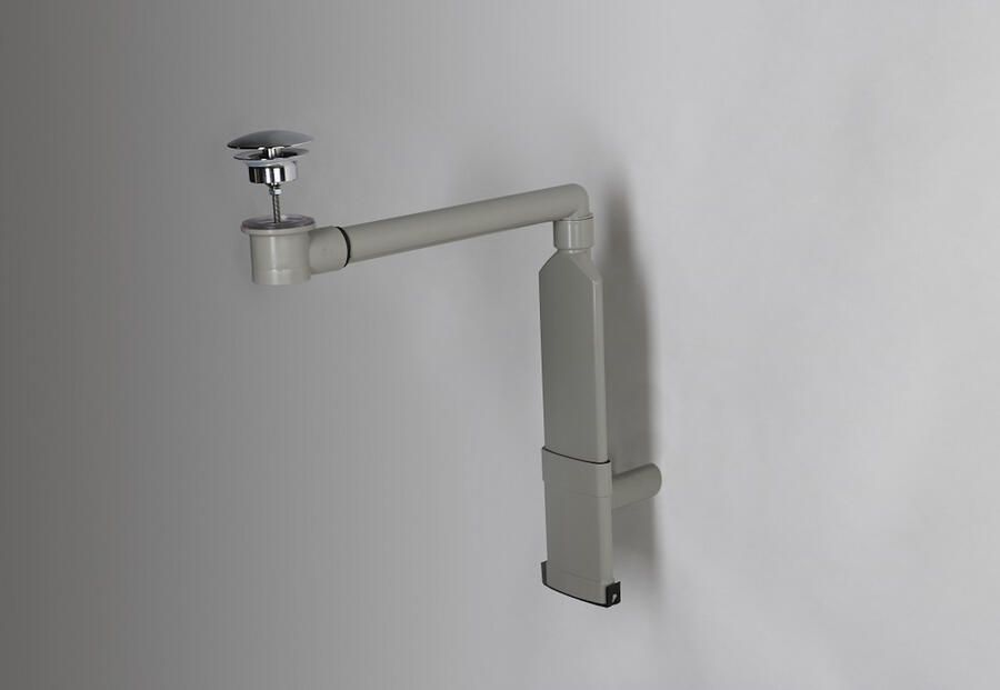 Forzalaqua Ruimtebesparend Sifon Incl. Plug Uni Push To Open Chroom