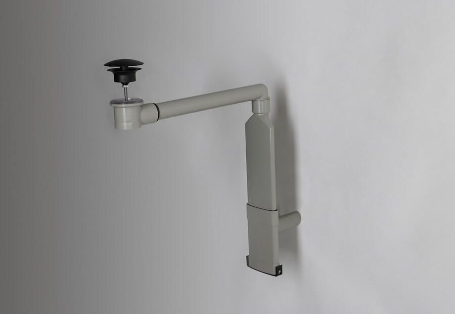 Forzalaqua Ruimtebesparend Sifon Incl. Plug Uni Push To Open Mat Zwart