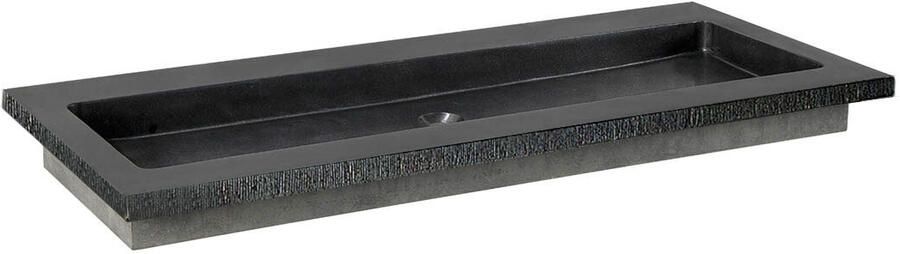 Forzalaqua Wastafel Nova Doppio Gezoet & Gefrijnd 100.5x51.5x9.5 cm 1 Kraangat