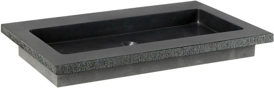 Forzalaqua Wastafel Nova Doppio Gezoet & Gefrijnd 60.5x51.5x9.5 cm 1 Kraangat