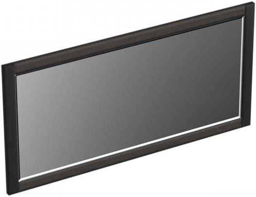 Forzalaqua Gela 2.0 spiegel 100x50cm Rechthoek zonder verlichting met frame Massief Eiken Black oiled 8070145
