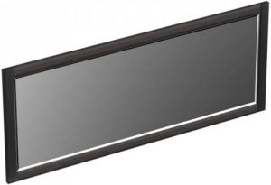 Forzalaqua Gela 2.0 spiegel 120x50cm Rechthoek zonder verlichting met frame Massief Eiken Black oiled 8070150