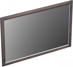 Forzalaqua Gela 2.0 spiegel 120x80cm Rechthoek zonder verlichting met frame Massief Eiken Charcoal 8072180