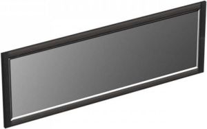 Forzalaqua Gela 2.0 spiegel 140x50cm Rechthoek zonder verlichting met frame Massief Eiken Black oiled 8070155