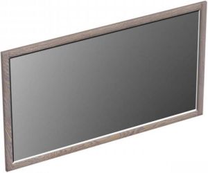 Forzalaqua Gela 2.0 spiegel 140x80cm Rechthoek zonder verlichting met frame Massief Eiken Silver Grey 8071615