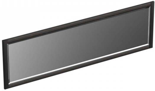 Forzalaqua Gela 2.0 spiegel 160x50cm Rechthoek zonder verlichting met frame Massief Eiken Black oiled 8070160