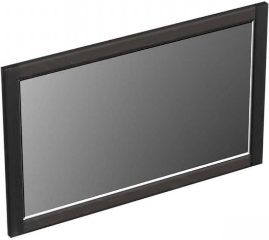 Forzalaqua Gela 2.0 spiegel 80x50cm Rechthoek zonder verlichting met frame Massief Eiken Black oiled 8070140