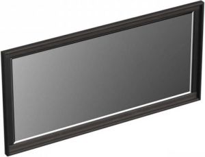 Forzalaqua Reno 2.0 spiegel 100x50cm Rechthoek zonder verlichting met frame Massief Eiken Black oiled 8070285