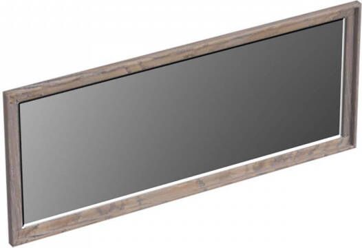 Forzalaqua Reno 2.0 spiegel 100x80cm Rechthoek zonder verlichting met frame Massief Eiken Silver Grey 8071760