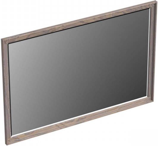 Forzalaqua Reno 2.0 spiegel 120x80cm Rechthoek zonder verlichting met frame Massief Eiken Silver Grey 8071765