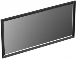 Forzalaqua Reno 2.0 spiegel 160x80cm Rechthoek zonder verlichting met frame Massief Eiken Black oiled 8070340