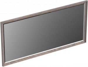 Forzalaqua Reno 2.0 spiegel 160x80cm Rechthoek zonder verlichting met frame Massief Eiken Silver Grey 8071775