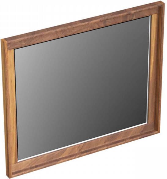Forzalaqua Reno 2.0 spiegel 59.5x50cm Rechthoek zonder verlichting met frame Massief Eiken Pure Walnut 8070570
