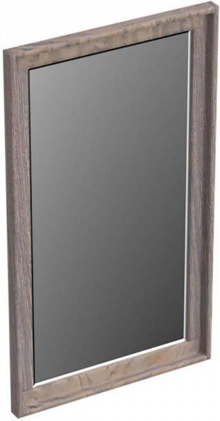 Forzalaqua Reno 2.0 spiegel 40x70cm Rechthoek zonder verlichting met frame Massief Eiken Silver Grey 8071780