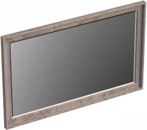 Forzalaqua Reno 2.0 spiegel 80x50cm Rechthoek zonder verlichting met frame Massief Eiken Silver Grey 8071715