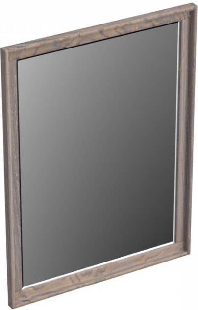 Forzalaqua Spiegel Reno Vierkant 59.5x2x80 Cm Eiken Silver Grey