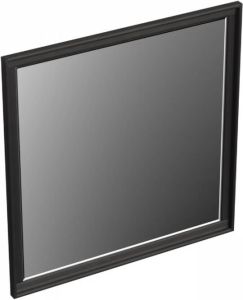 Forzalaqua Reno 2.0 spiegel 80x80cm Vierkant zonder verlichting met frame Massief Eiken Black oiled 8070320