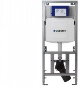 Plieger Geberit UP320 inbouwreservoir met Burda WC element geschikt voor frontbediening zelfdragend draagvermogen 400 kg inclusief DualFlush en isolatiemat