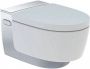 Geberit AquaClean Mera Classic Douche WC geurafzuiging warme luchtdroging ladydouche softclose glans chroom afdekplaatje glans wit 146.200.21.1 - Thumbnail 1