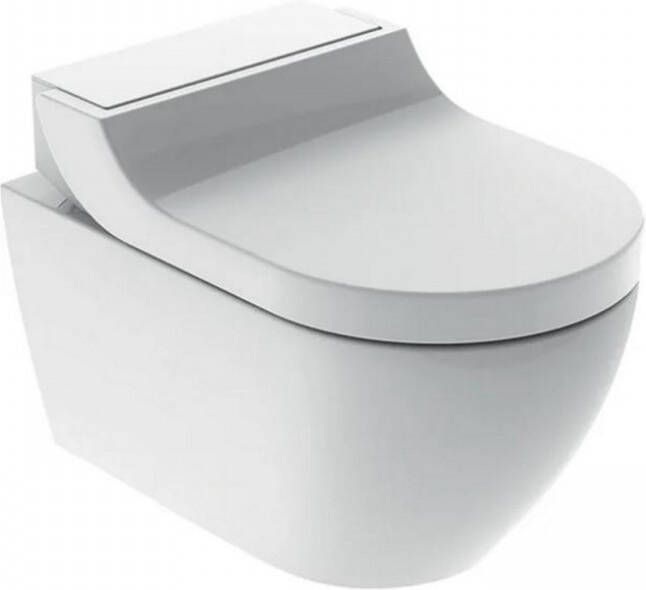 Geberit AquaClean Tuma Classic rimfree hangend toilet met douche wc-zitting wit 146090111