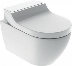 Geberit AquaClean Tuma compleet toiletsysteem wandcloset met bidetfunctie inlcusief zitting alpien wit