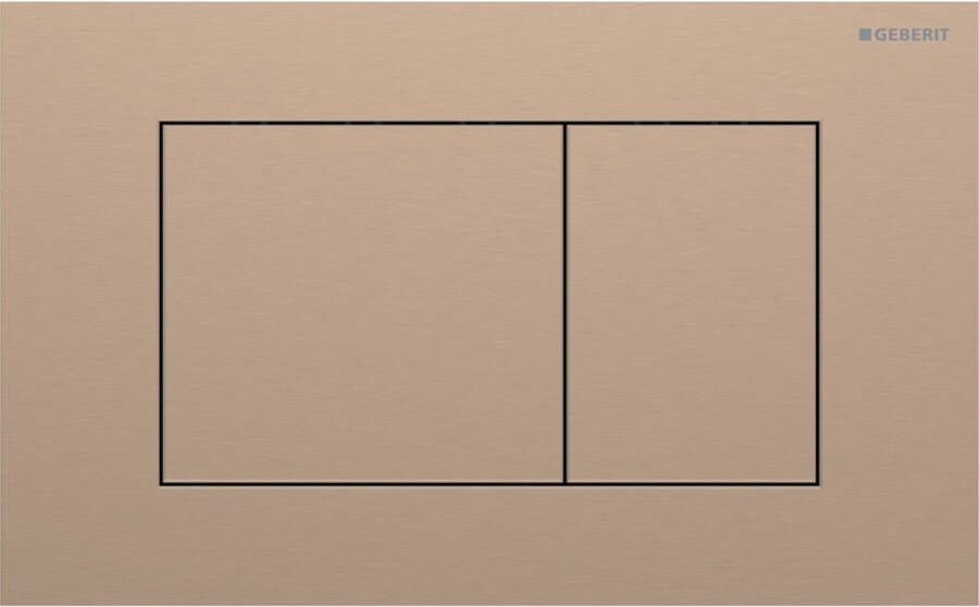 Geberit Drukplaat Sigma 40 2-toets Square RVS Roodgoud