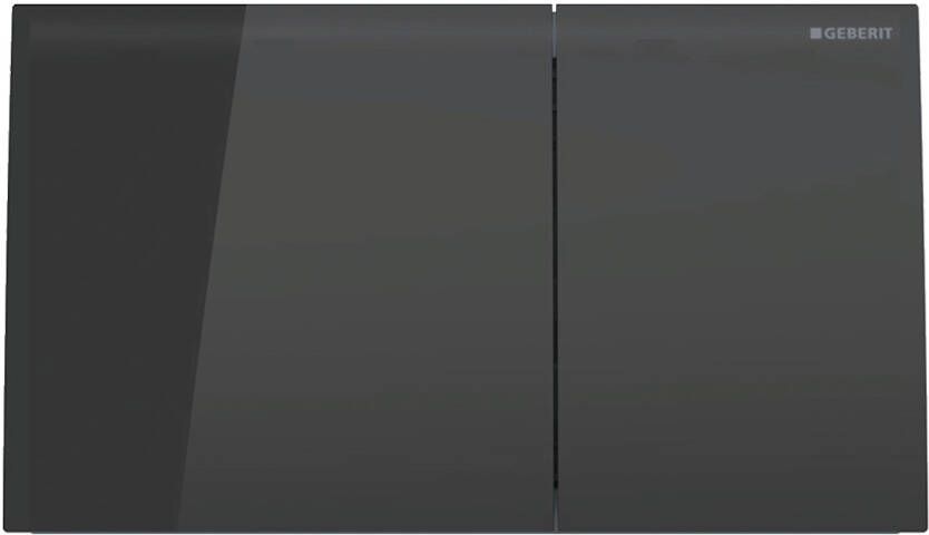 Geberit Sigma 70 bedieningsplaat df frontbediend 25x14 6cm zwart